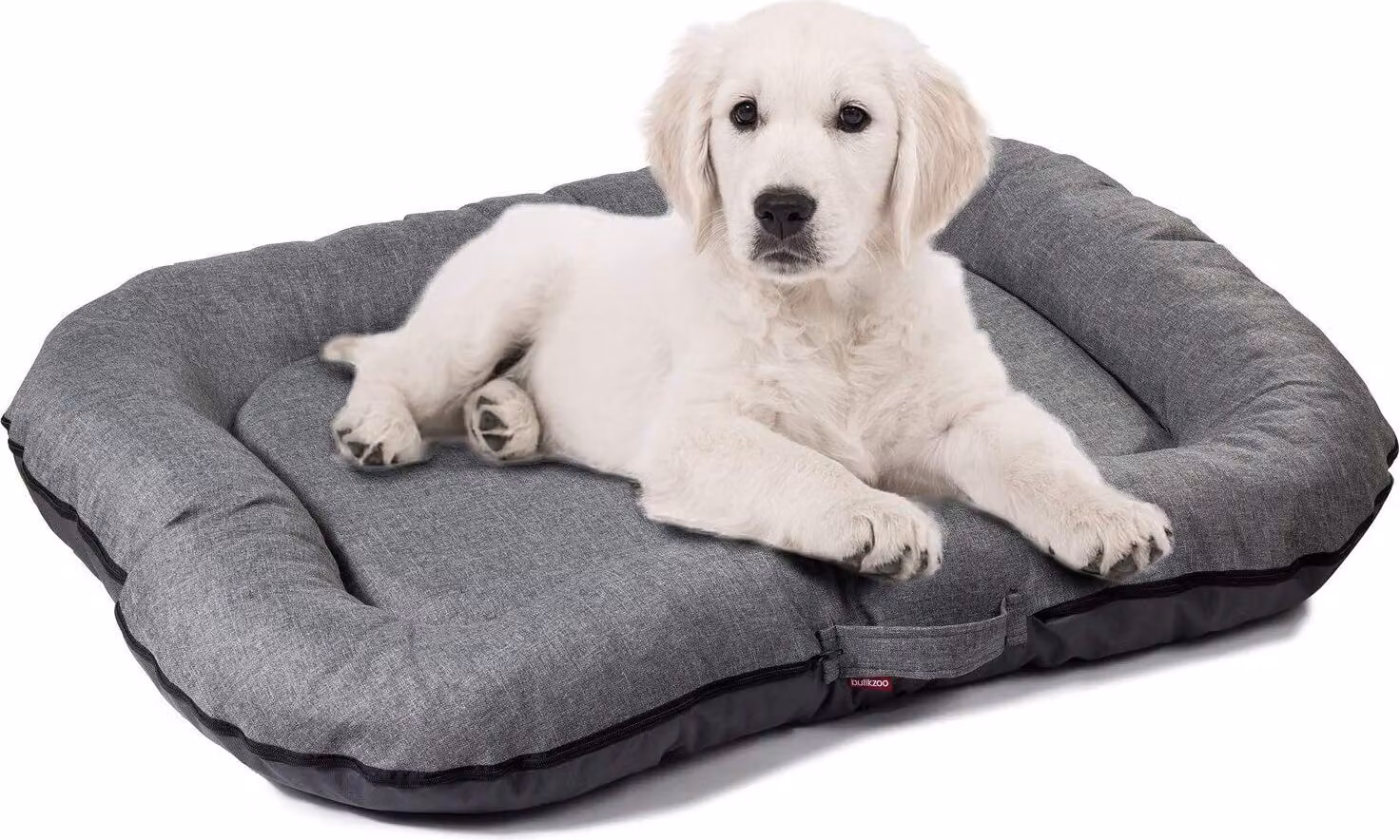 Lettino per cani BOUTIQUE ZOO | Materasso impermeabile per cani | Tappetino per cani grandi e piccoli | Tessuto Codura | Lavabile | In e Outdoor Grigio M 80x65cm