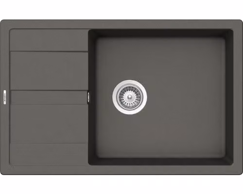 Lavello in granito Schock Manhattan D-100LS 500 x 780 mm asfalto MAND100LSUGAS
