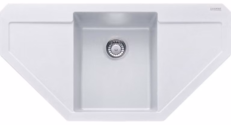 Franke Maris lavello da incasso Fragranit lavello MRG 612-97 E Glacier pulsante in acciaio inox da 45 cm 114.0477.553