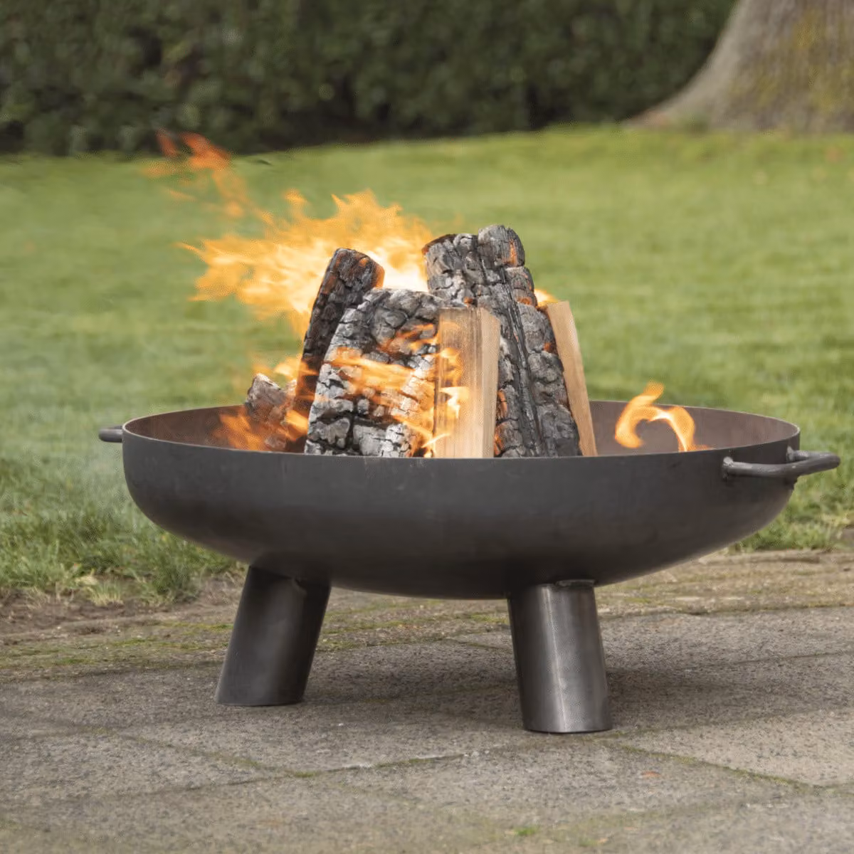 Esschert Design ciotola da fuoco in acciaio 60 cm; FF241