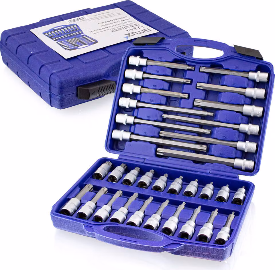 Set di chiavi Torx interne Bituxx, 32 pezzi, blu, MS-17344