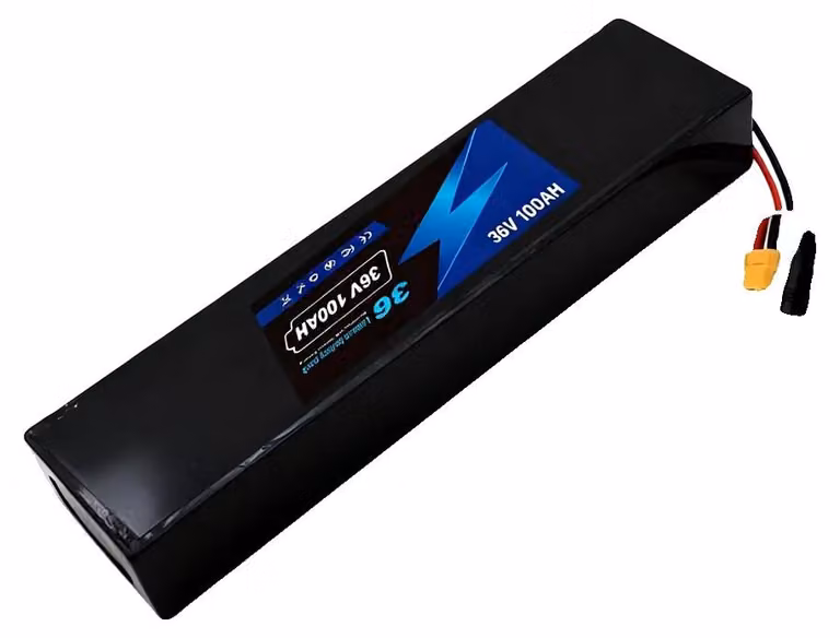 Batteria agli ioni di litio, tensione nominale di 36V, capacità di 3000mAh, connettore XT60-DC
