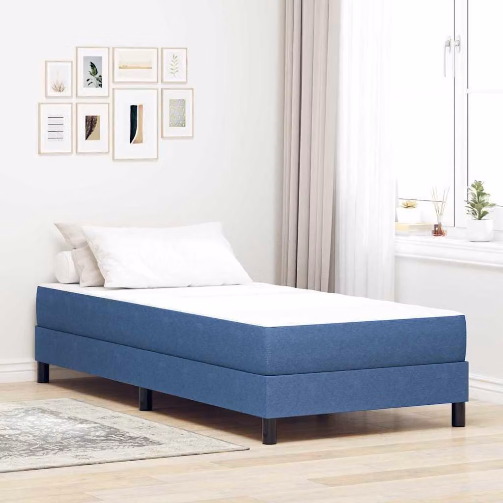 Maison Exclusive - Materasso con materasso blu 100 x 200 cm Tessuto