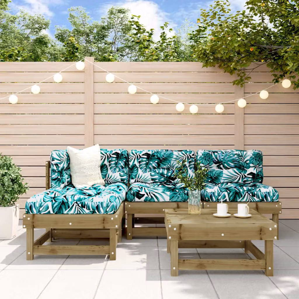 Maison Exclusive - Set da giardino da 5 pezzi in legno di pino trattato