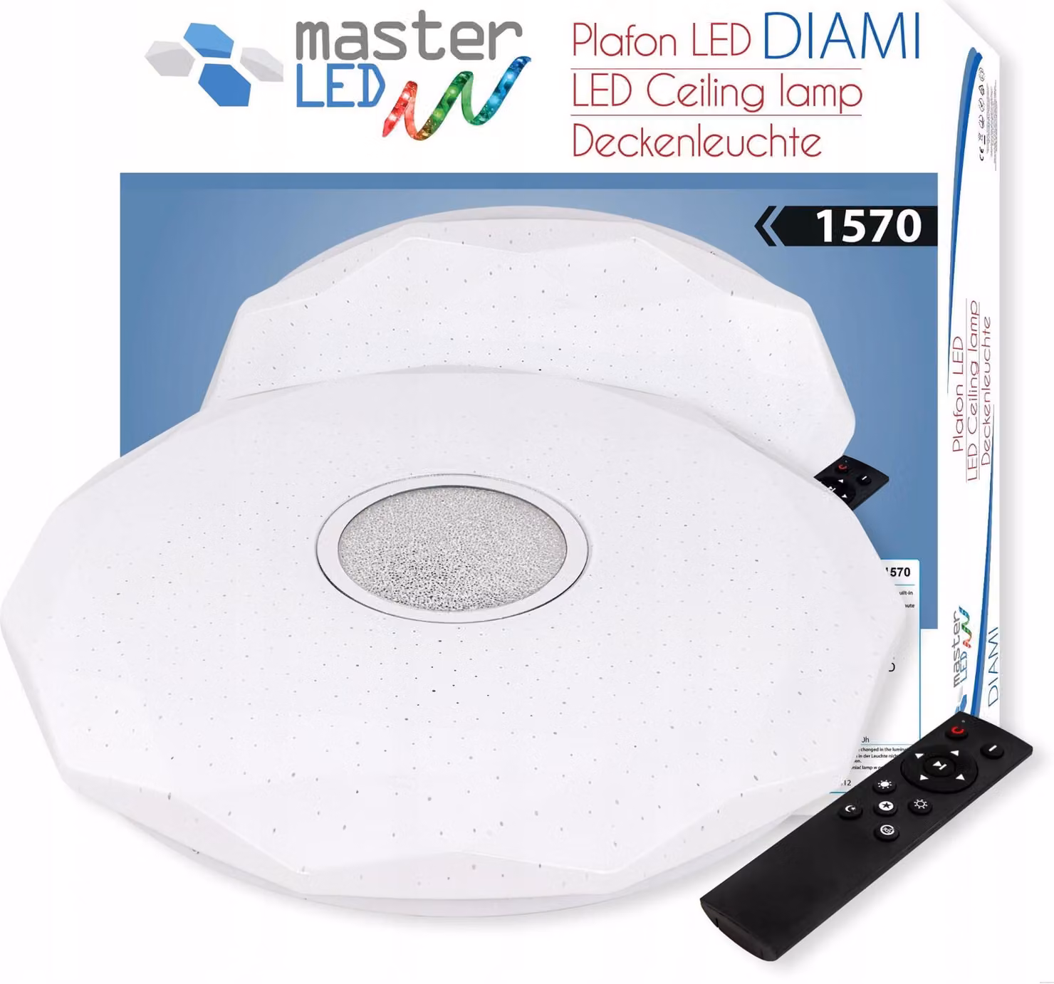 Plafoniera 24W Ip20 Led Pilot Diamond