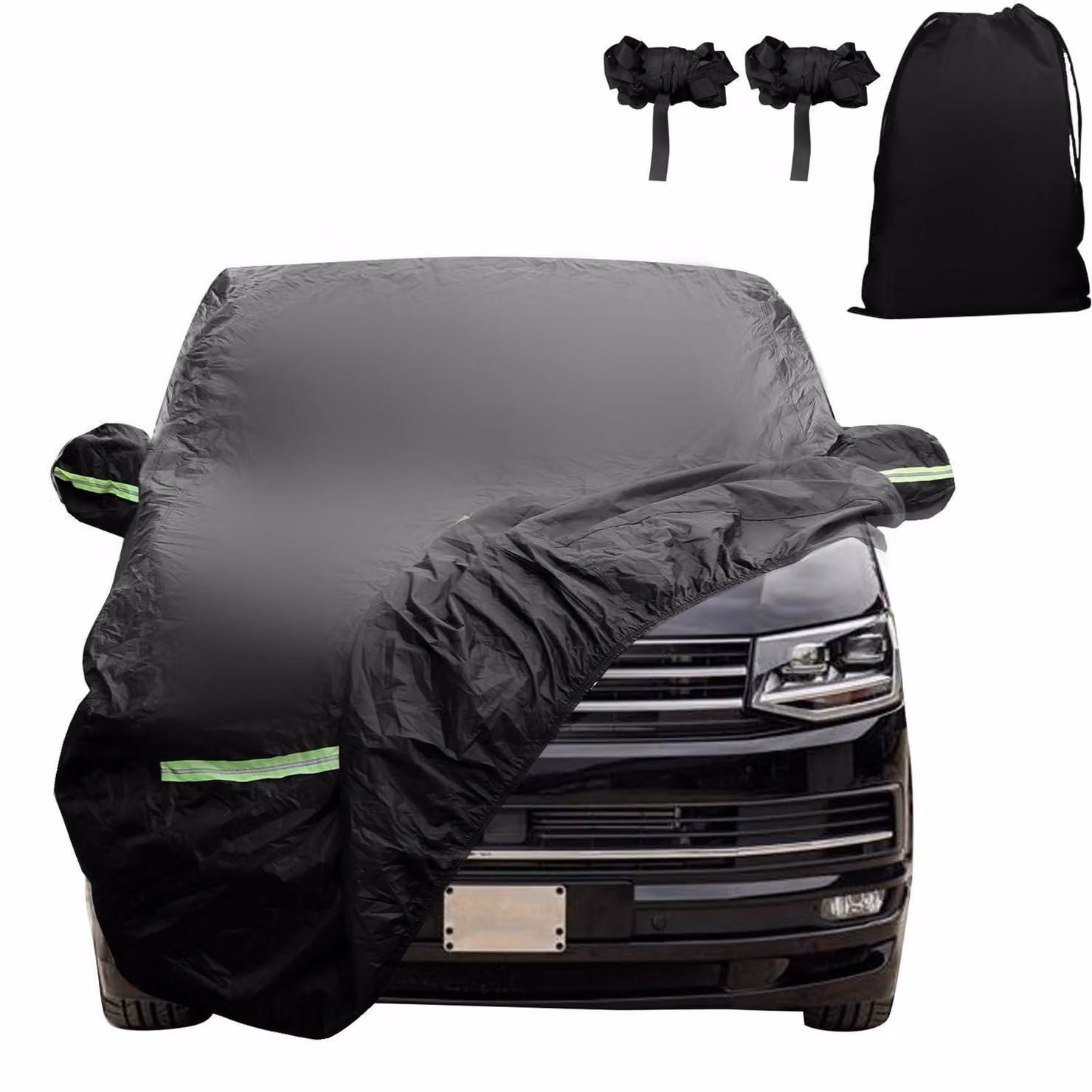 Copertura per auto, adatta a garage, per VW T5 T6, in cotone 300D, lunghezza 530 cm, resistente agli agenti atmosferici, impermeabile, resistente ai raggi UV
