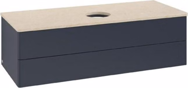 V&B Mobiletto senza struttura frontale Antao 120x36x50cm, WBP botti., md bl. m Lac
