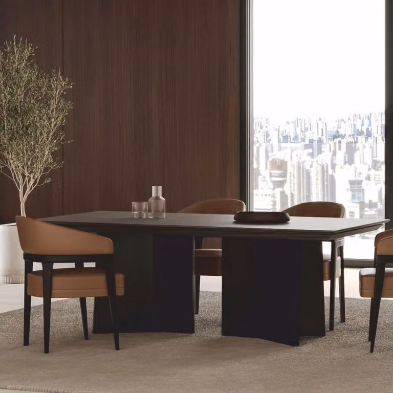 Casa Padrino tavolo da pranzo marrone scuro 220 cm - Mobili per hotel eda pranzo