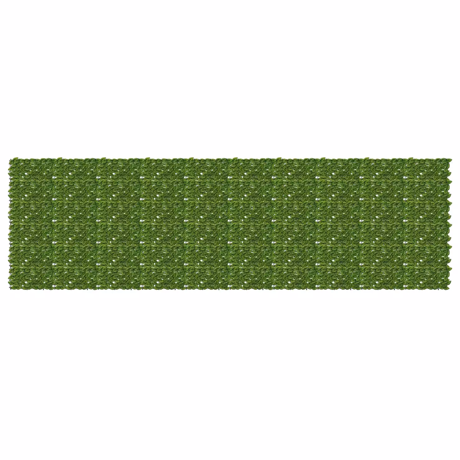 vidaXL Schermo per balcone con siepe artificiale Verde e Giallo L: 500 cm, H: 150 cm