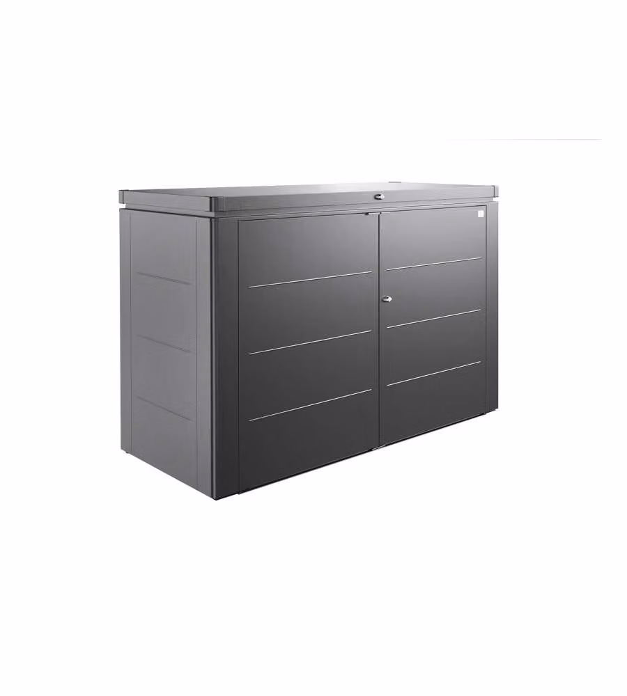 Baule Biohort Highboard 200 in acciaio grigio scuro L: 200 cm, P: 84 cm, H: 127 cm – 1