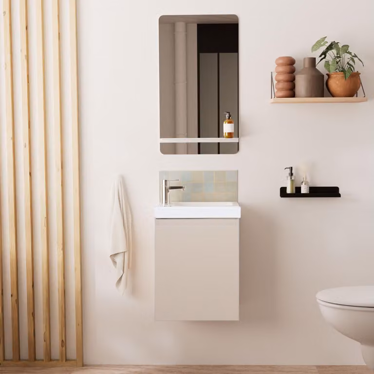 Mobile lavabo LISA + mensola a specchio