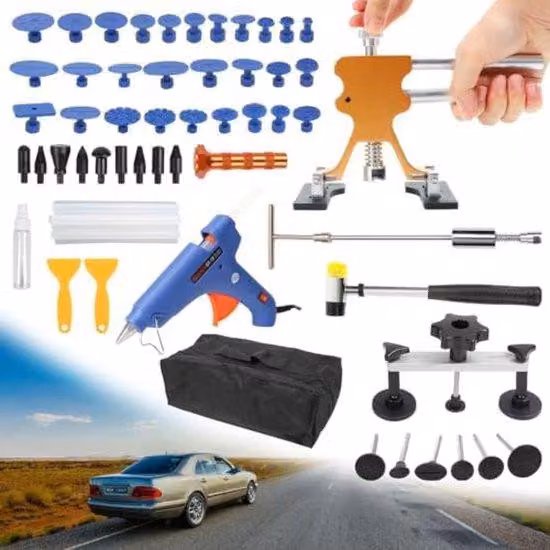 Kit di riparazione auto - Estrattore per deformazioni con leva manuale