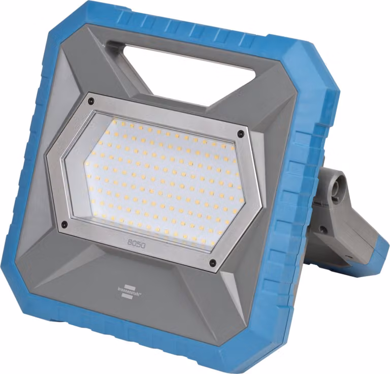 brennenstuhl 1171630802 brennenstuhl BS 8050 MH Hybrid Baustrahler grau/blau 82 W