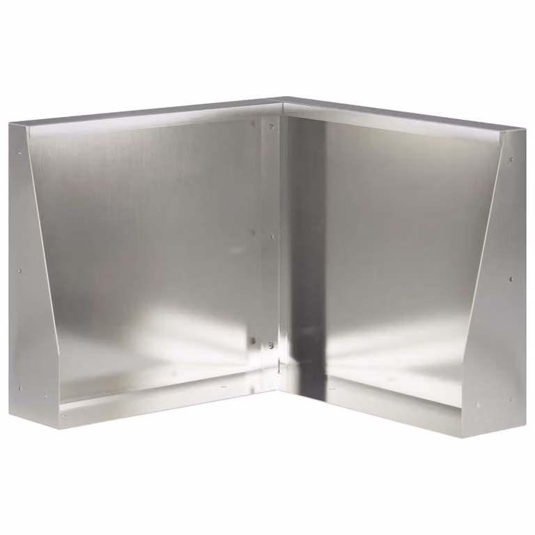 vidaXL Letto rialzato in acciaio inox argento L/P/H: 50 x 50 x 50 cm