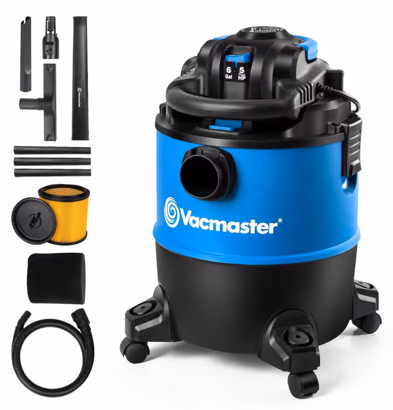 Aspirapolvere Nat/Secco - 1200 W, 23 litri - Compatto - Adatto per interni ed esterni