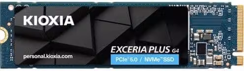 KIOXIA EXCERIA PLUS G4 NVMe 1TB M.2 2280 PCIe Gen5x4 BiCS FLASH