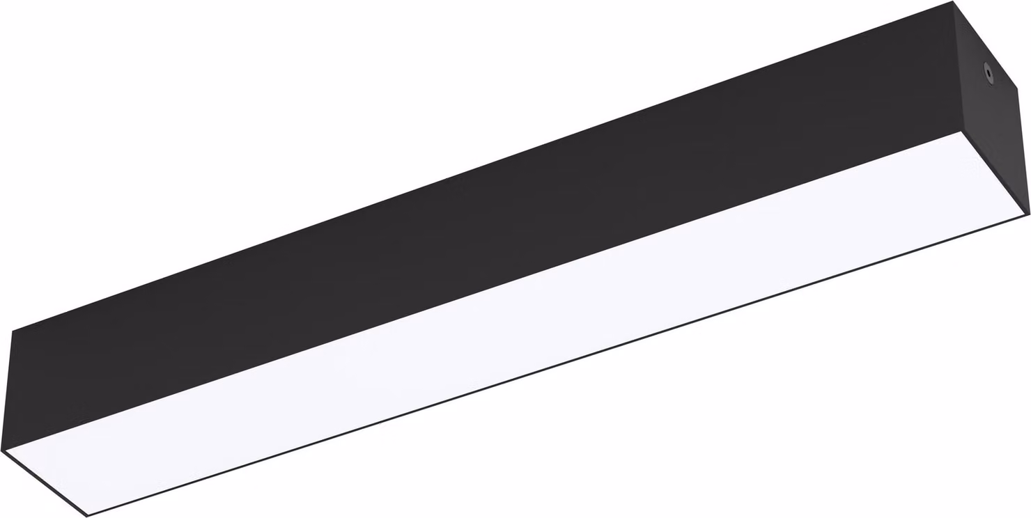 Plafoniera Piccola Esterno Moderna Salitta Alluminio Nero Policarbonato Bianco Led