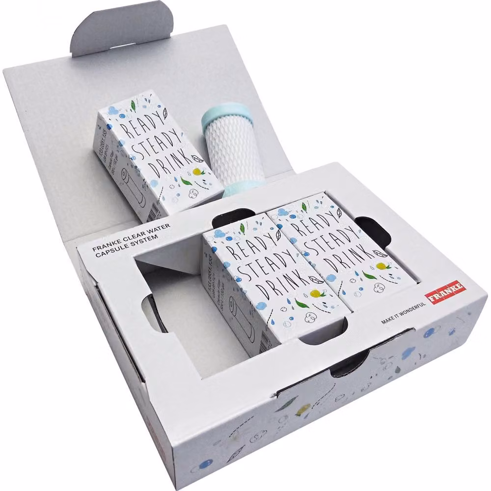 Franke 112.0607.498 Filtraggio acqua Filtro d'acqua manuale 0,5 L Bianco