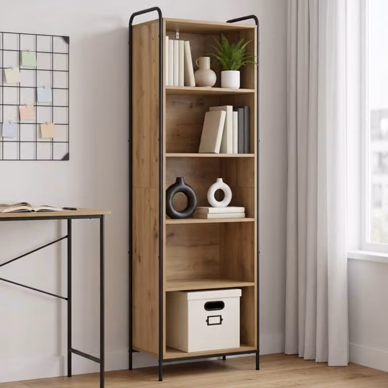 vidaXL Armadio per Libri 55,5 x 33 x 174 cm Legno ingegnerizzato