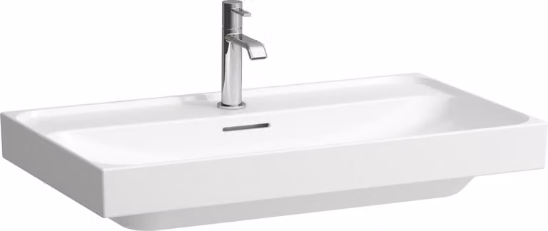 LAUFEN MEDA lavabo à poser, poncé, 800x460mm, 3 trous pour robinet, avec trop-plein, H8161177571081, H8161177571081