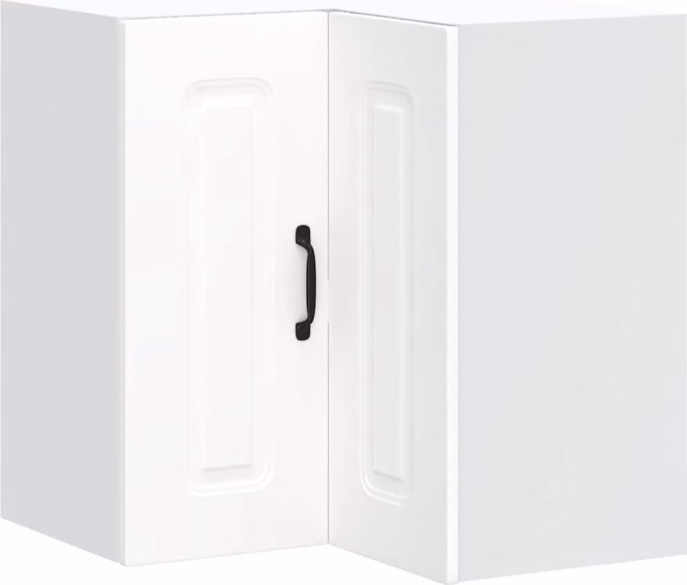 Pensile da Cucina ad Angolo Kalmar Bianco in Legno Multistrato
