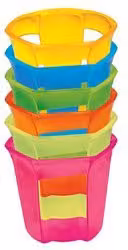 Porta bicchieri Oasi 6 pz Colori assortiti 495
