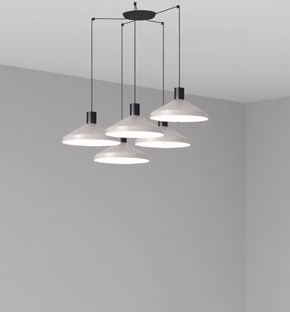 Faro Barcelona 68595-5L - KOMBO 400 5L Lampada sospensione grigio