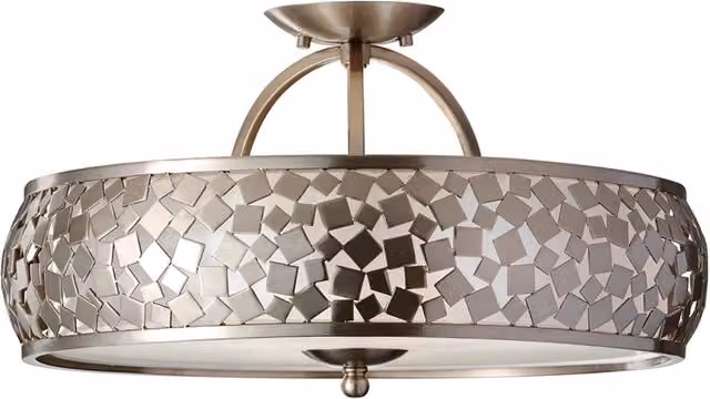 Lampada a Soffitto 4 Luci Rama In Acciaio Nero A Bracci E Sfere In Vetro Opalino