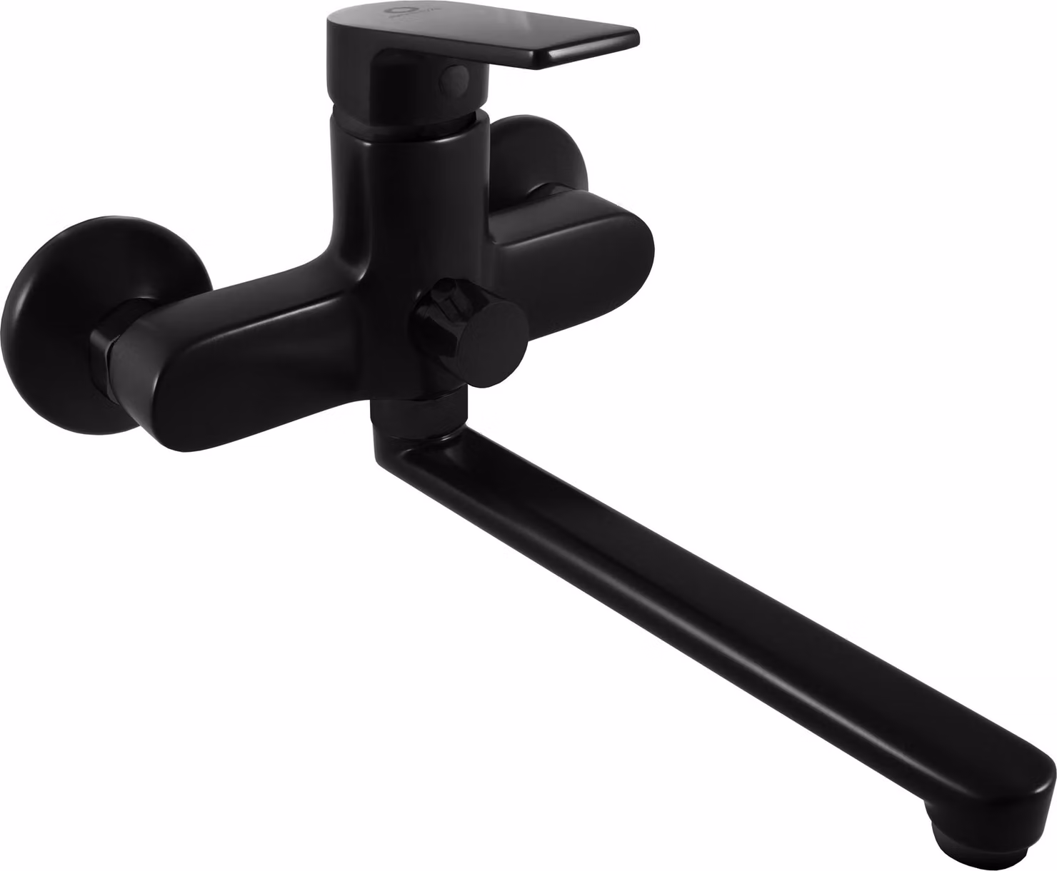 RAV Slezák Rubinetto per vasca e lavabo COLORADO nero opaco, Colore: nero opaco, Dimensioni: 100 mm