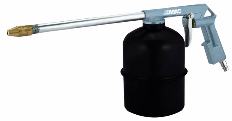 Pistola a spruzzo ABAC G-530, pistola a spruzzo con serbatoio in alluminio da 900 ml, ugello da 4,5 mm