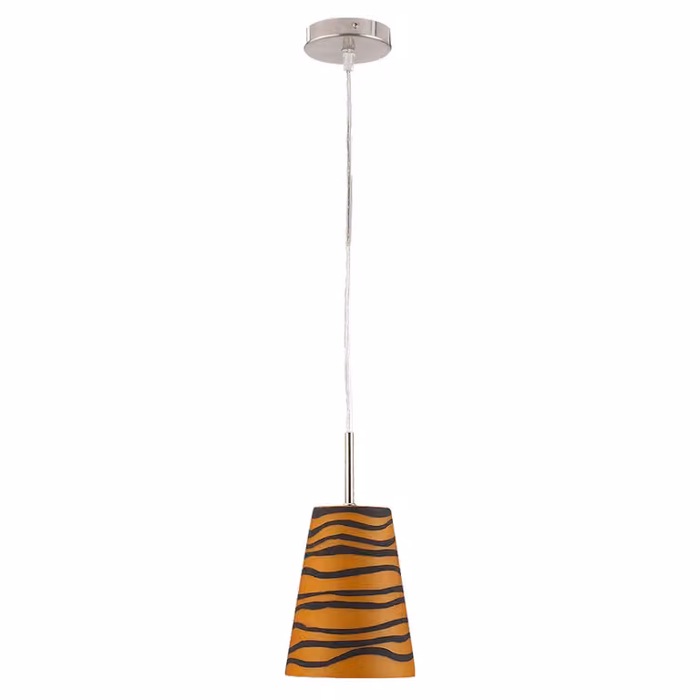 Lampada a sospensione FESSTINA 1xE27/40W, marrone/nero L: 138, H: 1005, dimmerabile
