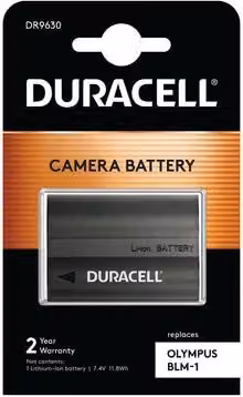 Duracell Li-Ion batt. 1600 mAh per Olympus BLM-1