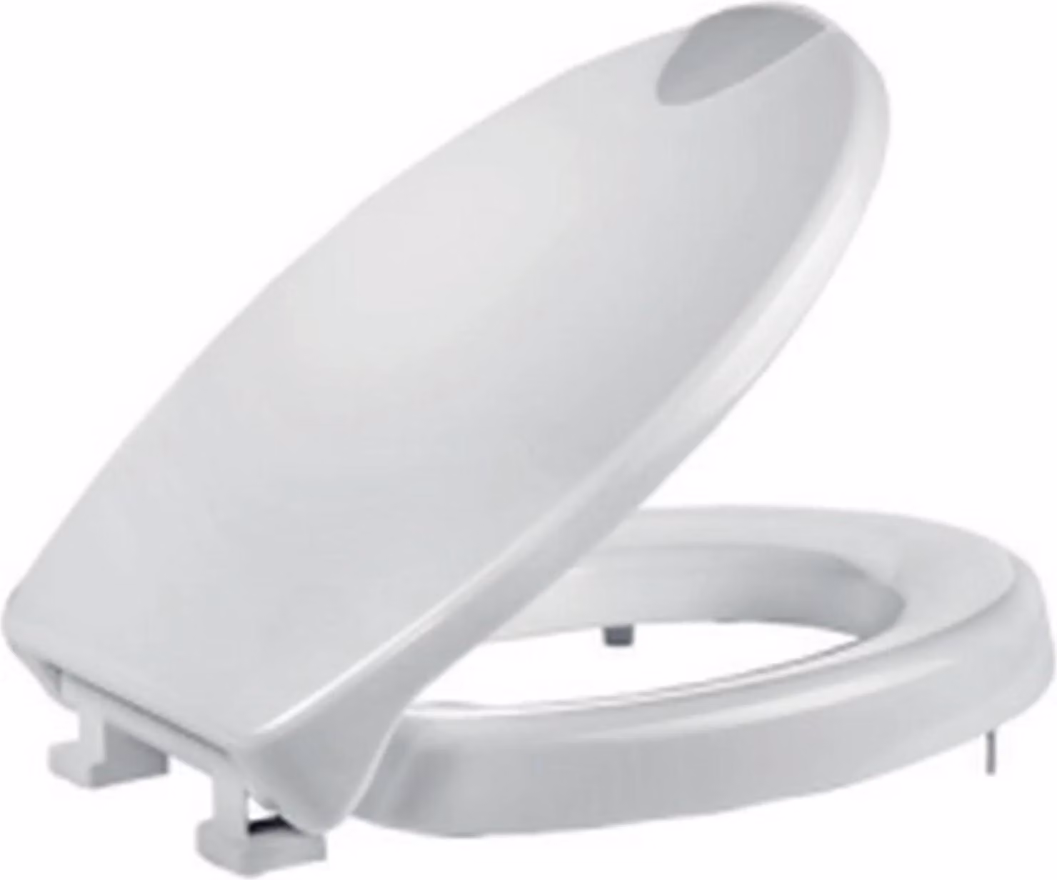 MKW Sedile WC, Kompakt Senator, con coperchio, chiusura rallentata, bianco, 1 pz.