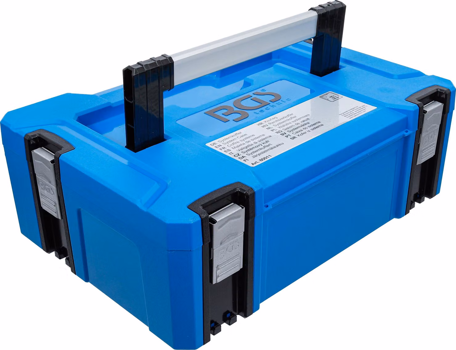 BGS 80011 | Valigetta di sistema, taglia M | Plastica ABS | Impilabile