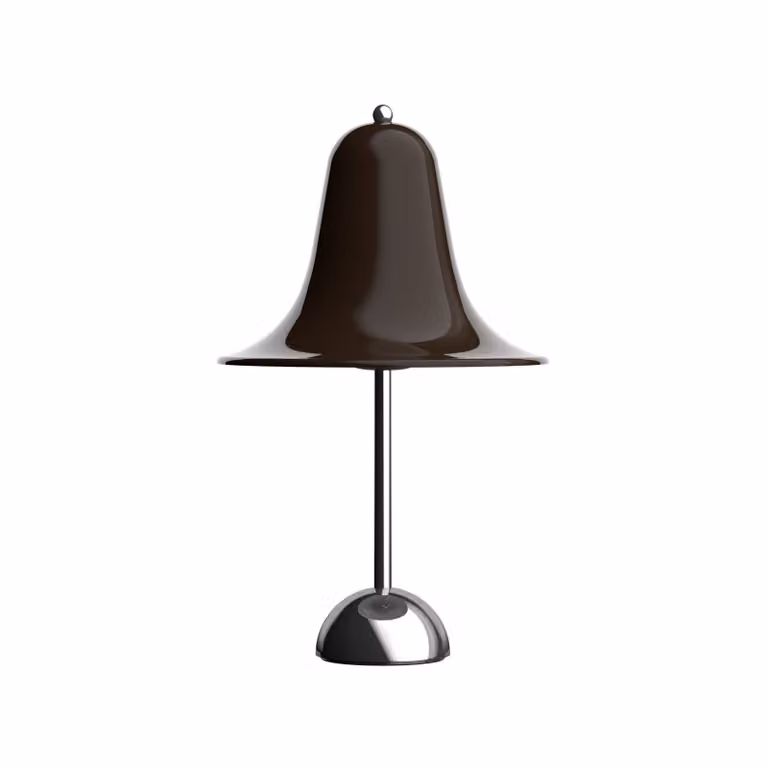 Verpan Lampada da tavolo Pantop, Marrone / Ruggine, Soggiorno / Sala da pranzo, Metallo, Design, Lampada da tavolo