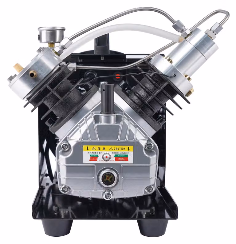 Compressore d'aria - Compressore - Pompa d'aria - Compressore - 4500 Psi - Doppia testata cilindrica - Alta pressione
