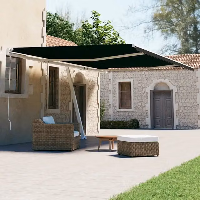 Tenda da Sole Autoportante Automatica 600x300 cm Antracite 3069609