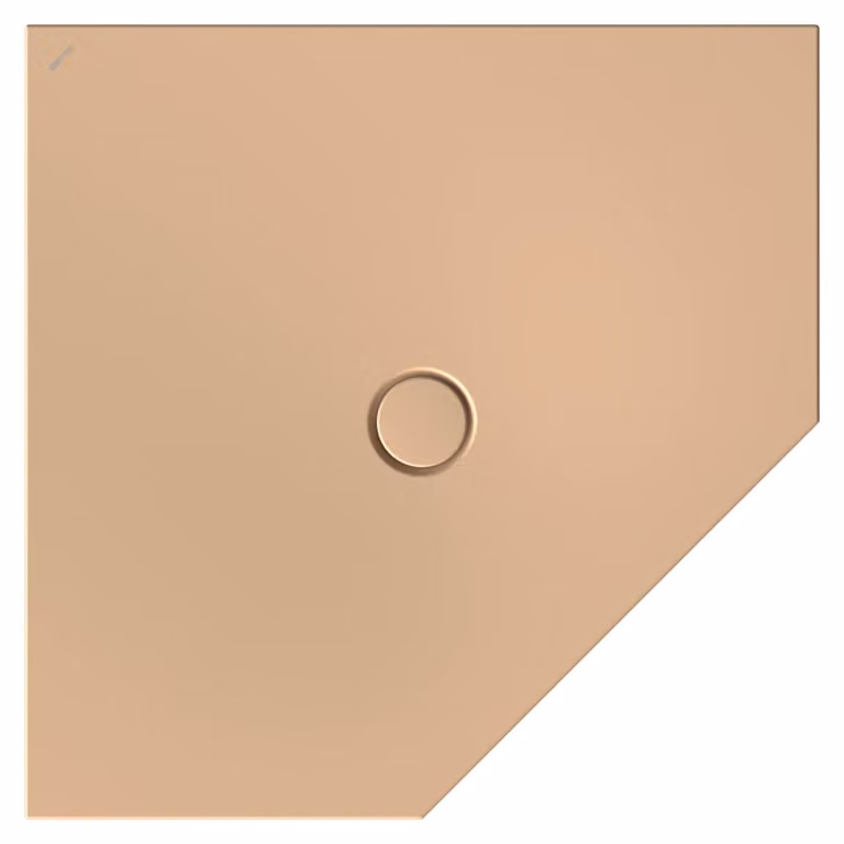 BetteFloor Caro receveurs de douche pentagonaux avec BetteGlasur Plus, 1000x1000mm, 7211-003PLUS, 7211-003PLUS