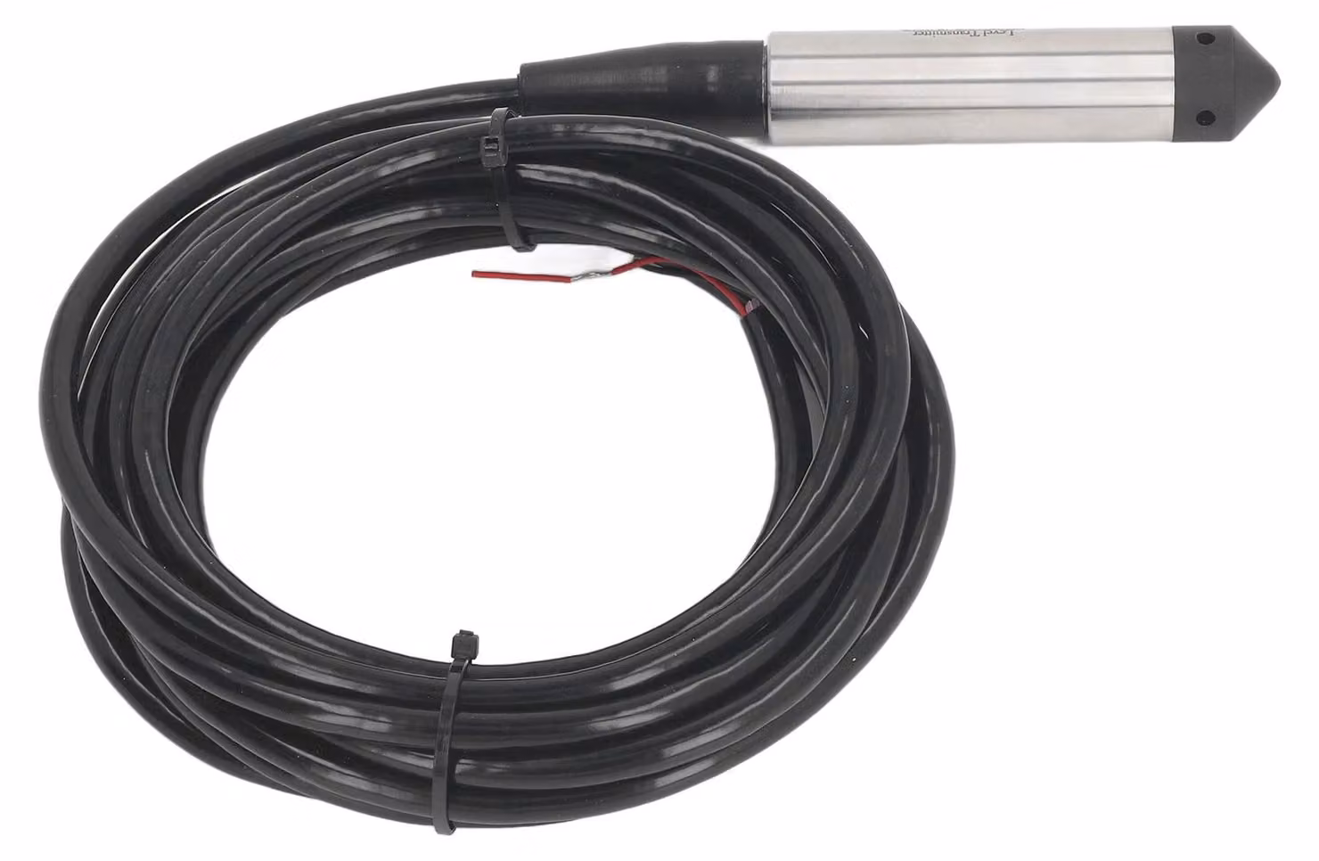 Sensore di livello per serbatoi, sonda in acciaio inossidabile, trasmettitore di livello integrato, alimentazione 12–30 V DC, uscita 4–20 mA, portata 0–4 metri / 0–13,1 piedi