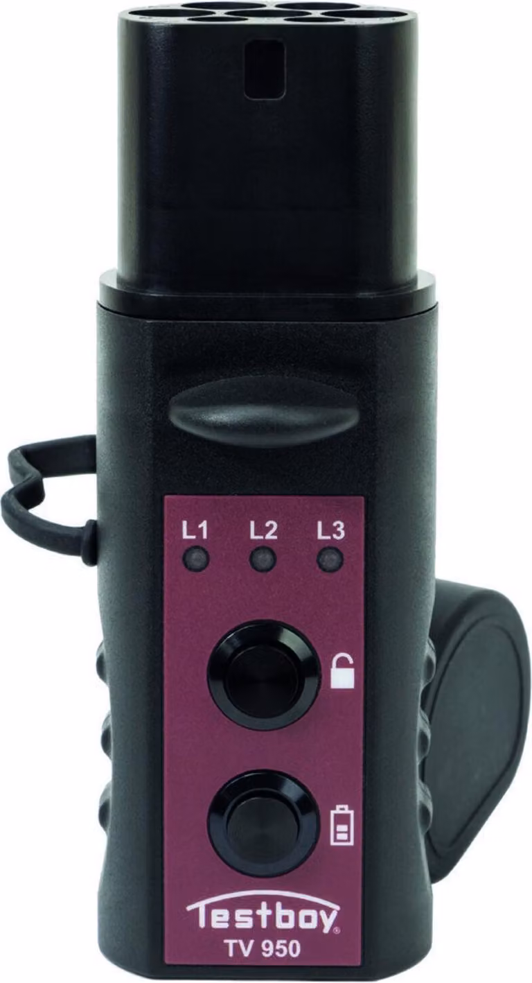 Tester per wallbox TV 950 per il collaudo di impianti elettrici TESTBOY