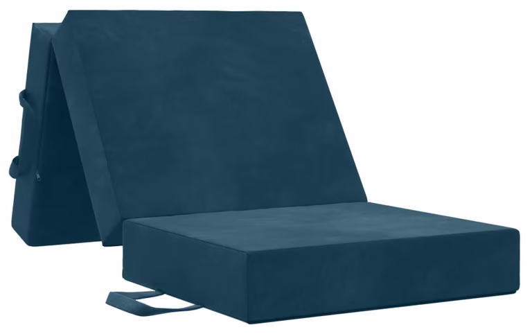 Divano Letto Pieghevole 75 x 67 x 45 cm Blu