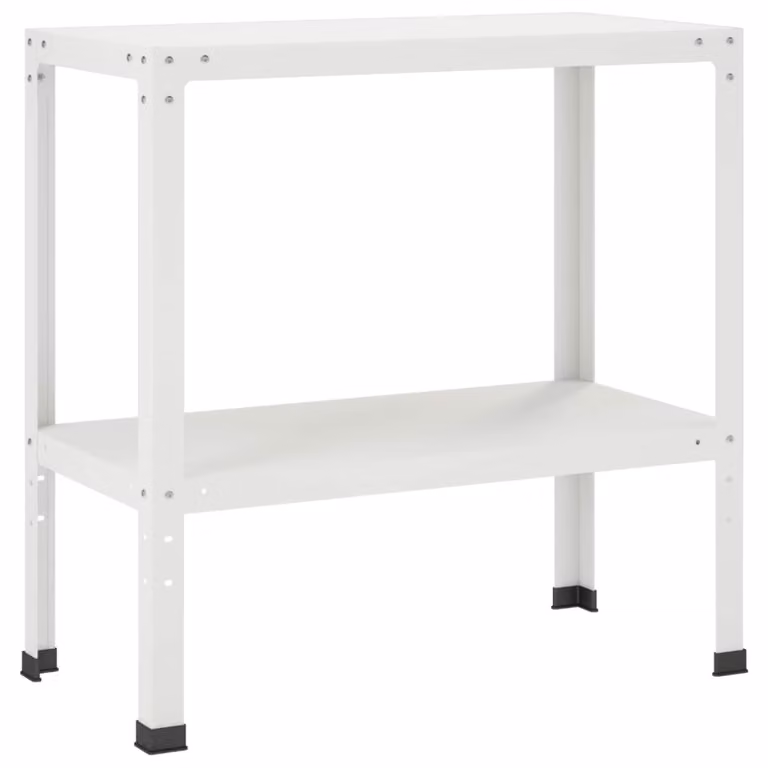 Tavolo da coltivazione, dimensioni 60 x 40 x 80 cm, acciaio verniciato a polvere, colore bianco
