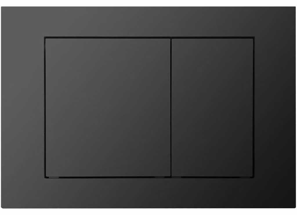 CERANO - Pulsante di azionamento dello sciacquone Prime/Maxio - ABS - nero opaco