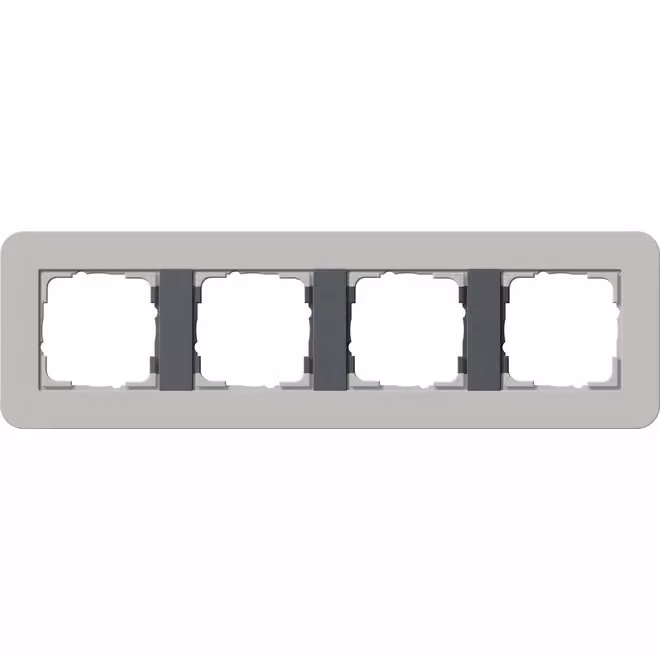 Gira 0214422 Cornice di copertura 4f Gira E3 Grigio/Antracite
