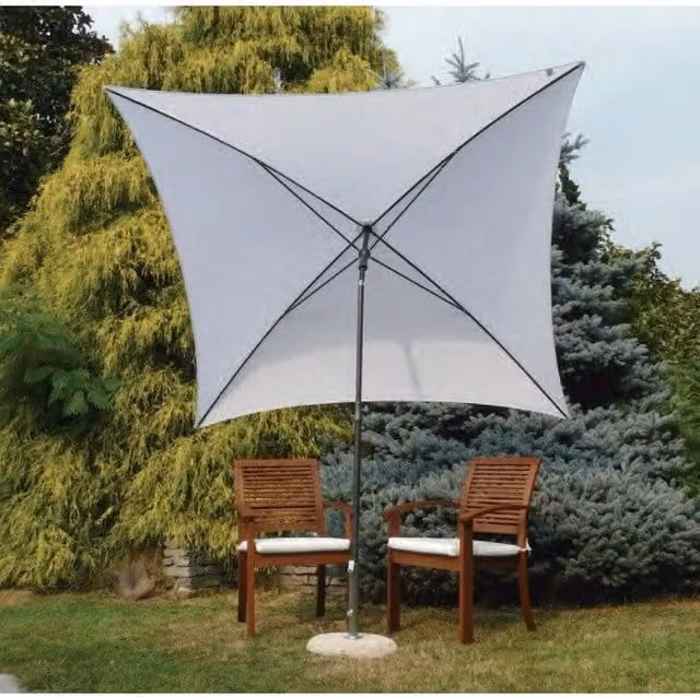 Ombrellone palo centrale Kronos Made in Italy - 200 x 200 cm - Bianco