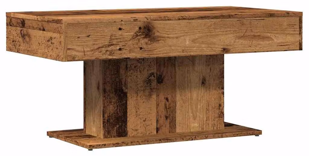 Tavolino da caffè Legno Antico 96x50x45 cm in Legno Multistrato