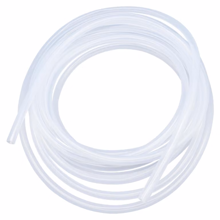 Tubo in silicone, 4 mm x 8 mm, lunghezza 8 metri, adatto al contatto con gli alimenti, flessibile e trasparente
