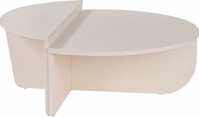 Tavolino in legno "Orion" 90 x 60 x 30 cm - Bianco legno
