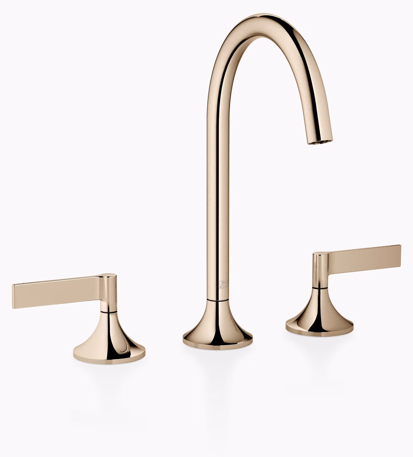 Dornbracht VAIA Mélangeur de lavabo à trois trous avec vidage, poignée à levier, saillie 168mm, 20713819-47, 20713819-47
