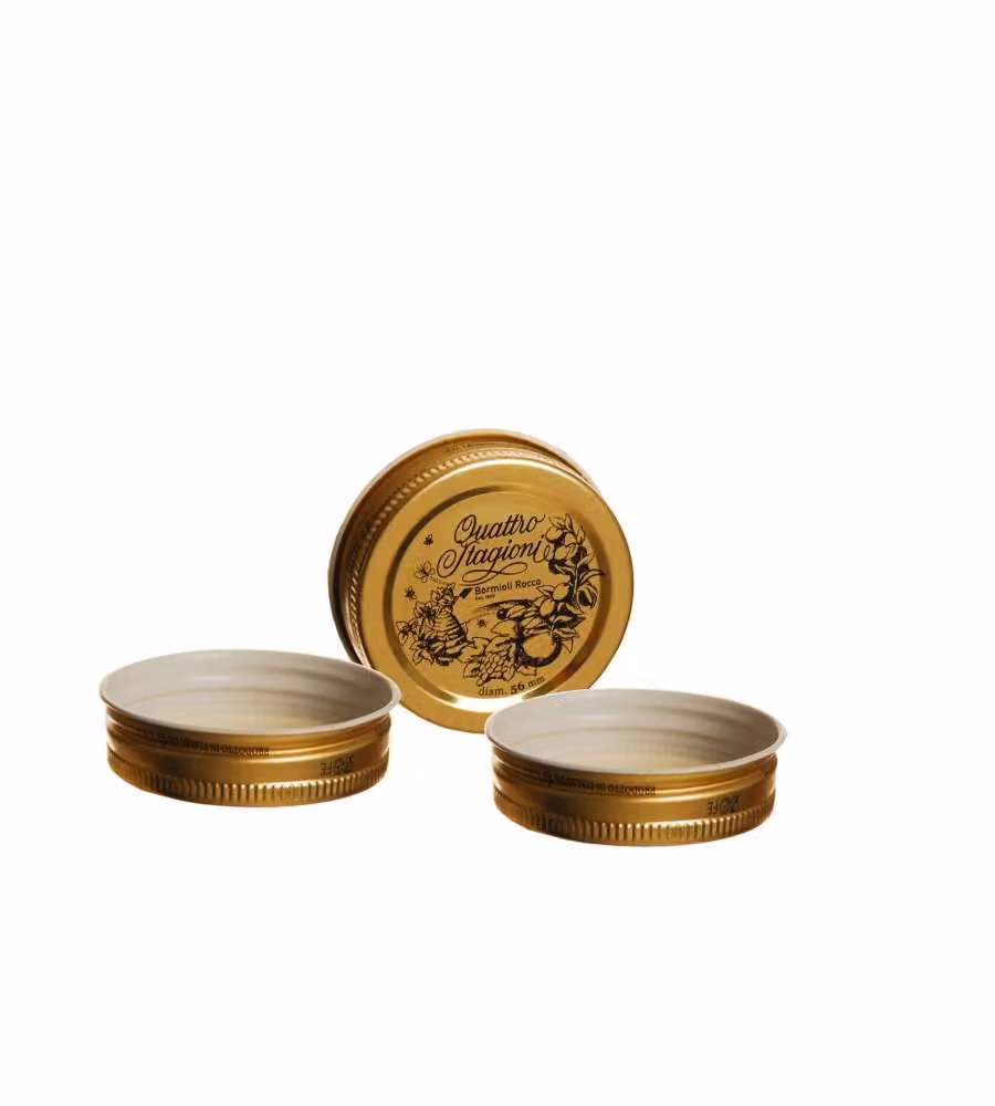 Bormioli Tappi per Barattoli - Metallo - 56 mm